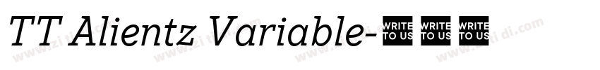 TT Alientz Variable字体转换